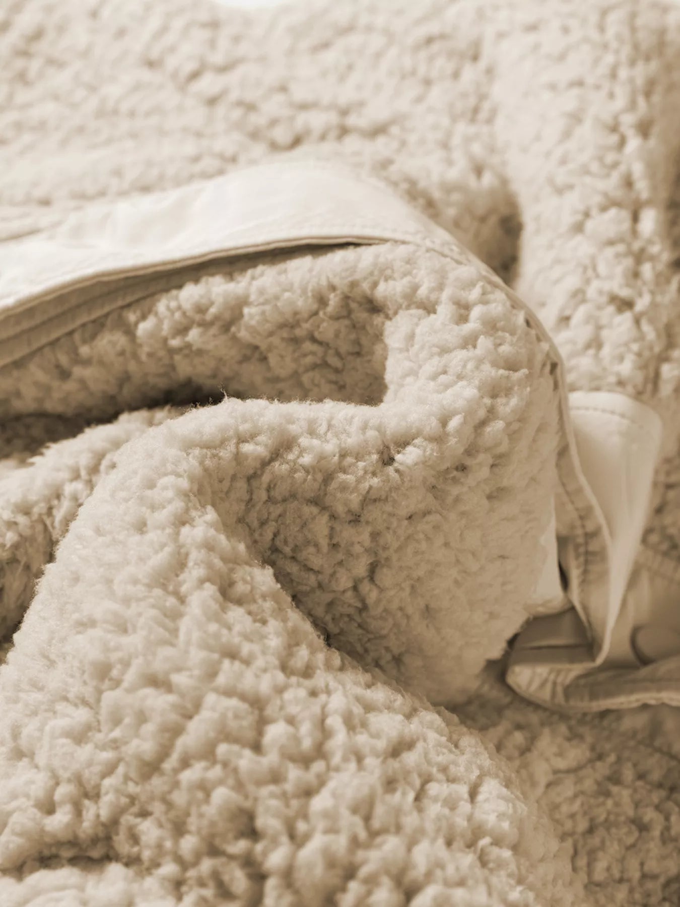 Faux Fur Snap Button Front Knot Side Plush Vest with Pockets