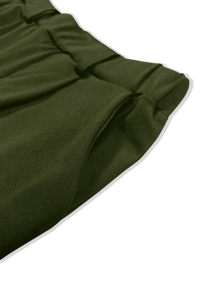Pleated Detail Pants with Pockets