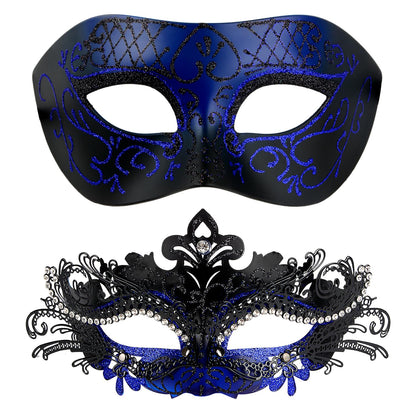 Masquerade Masks - Elegant Mardi Gras Party Masks - Premium Decorative Masks for Women and Men