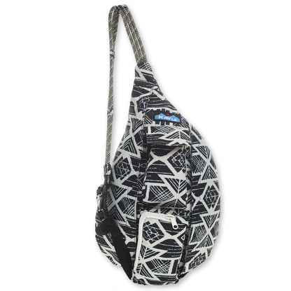 Mini Rope Sling Pack Adjustable Crossbody Bag for Women One Size Carbon Tribal