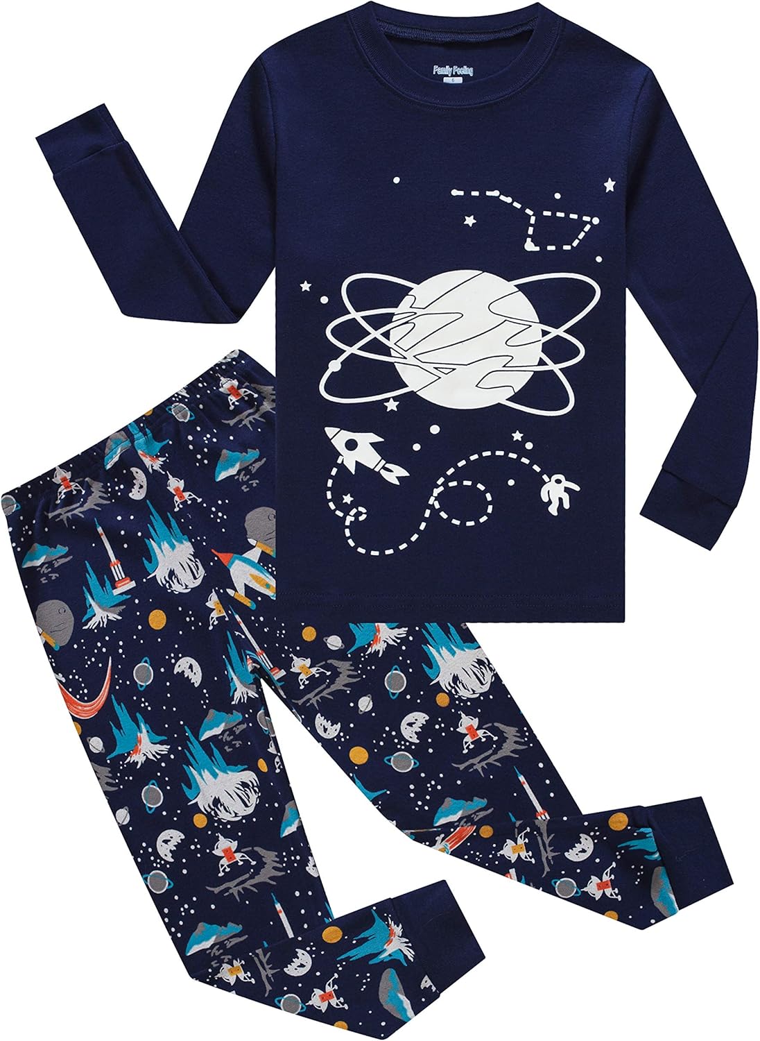 Boys Cotton Pajamas 2 Piece Set Kids Toddler Sleepwear PJs
