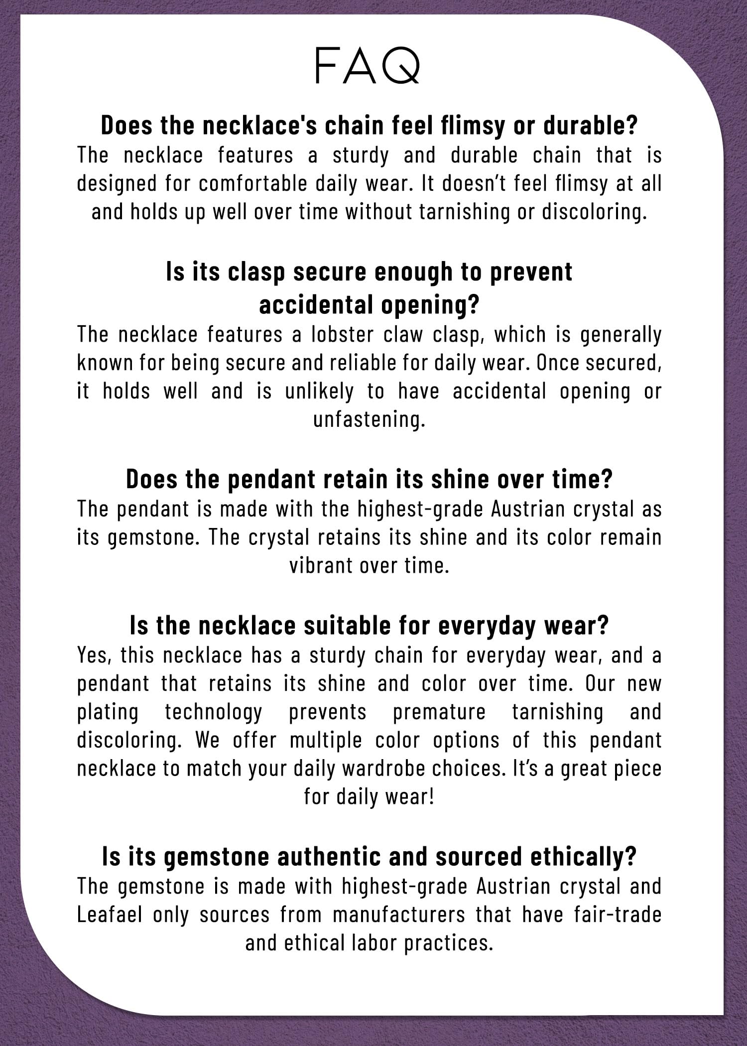 Infinity Love Birthstone Heart Necklace - 18K White Gold Plated Crystal Pendant Gift for Women