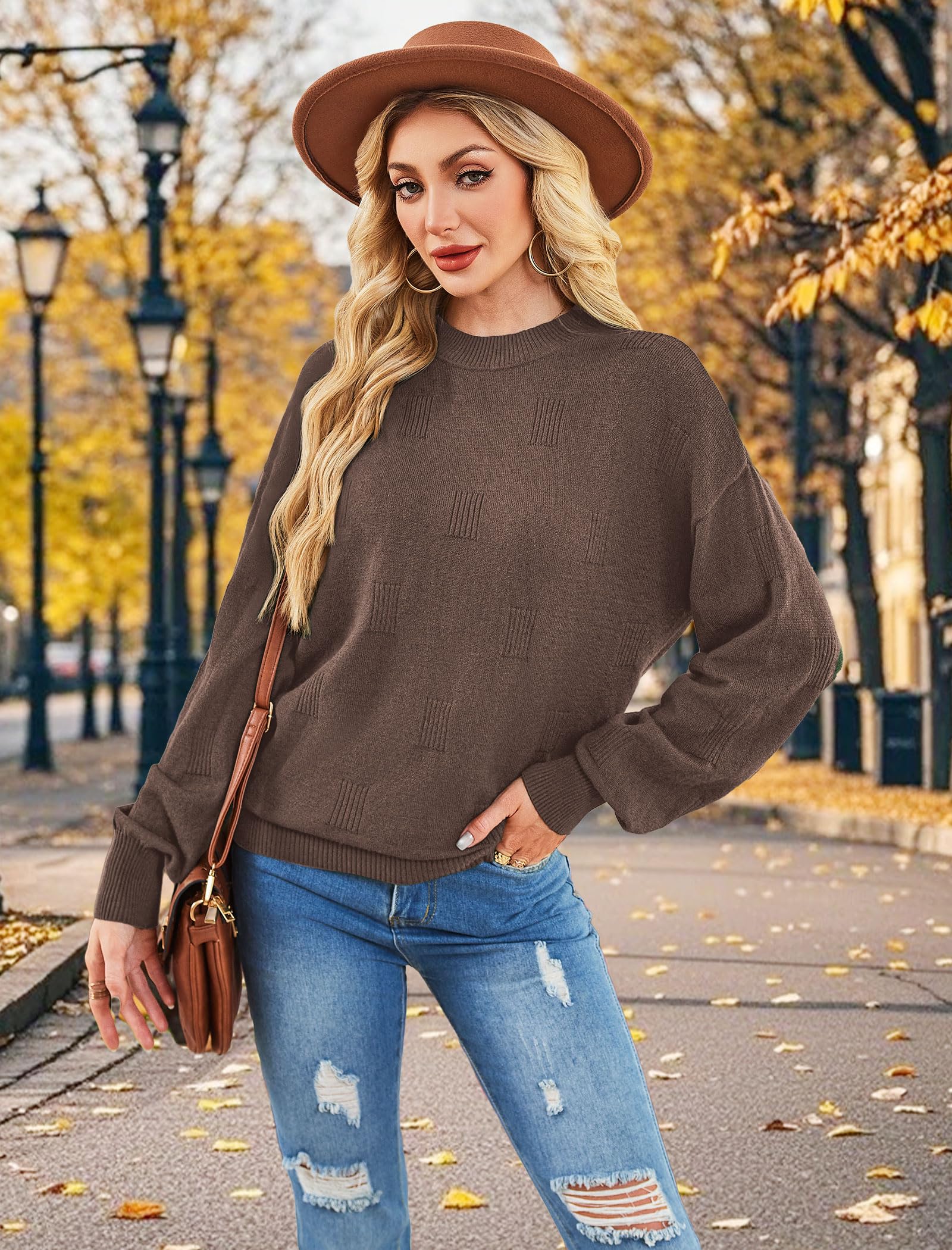 Women's Turtleneck Sweaters - Knit Pullover Long Sleeve Fall Fashion Top