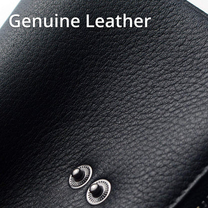 Women Leather Wallet - Small RFID Blocking Card Holder with Double Zipper