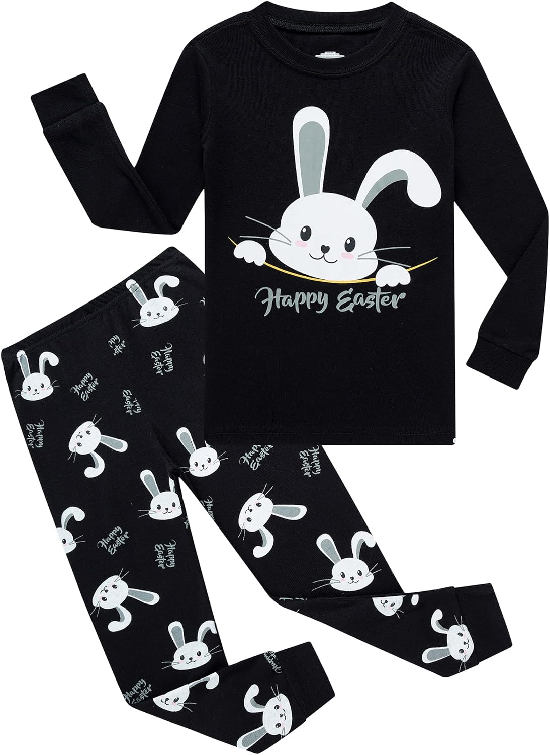 Boys Cotton Pajamas 2 Piece Set Kids Toddler Sleepwear PJs Bunny-6160