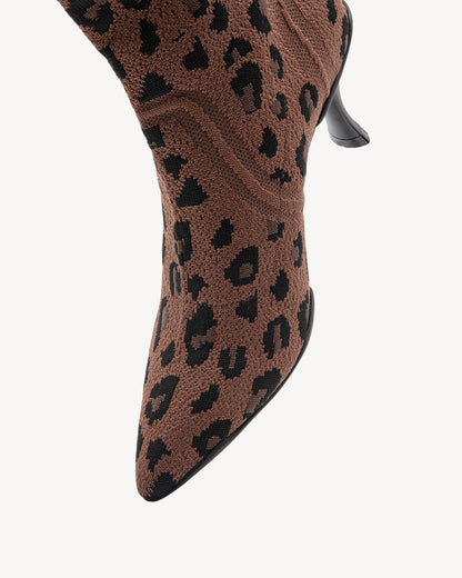 NEWBELLA Women's Suede Knee-High Boots - Sleek Design Stiletto Heel Boots for Daily Wear, Halloween, Christmas