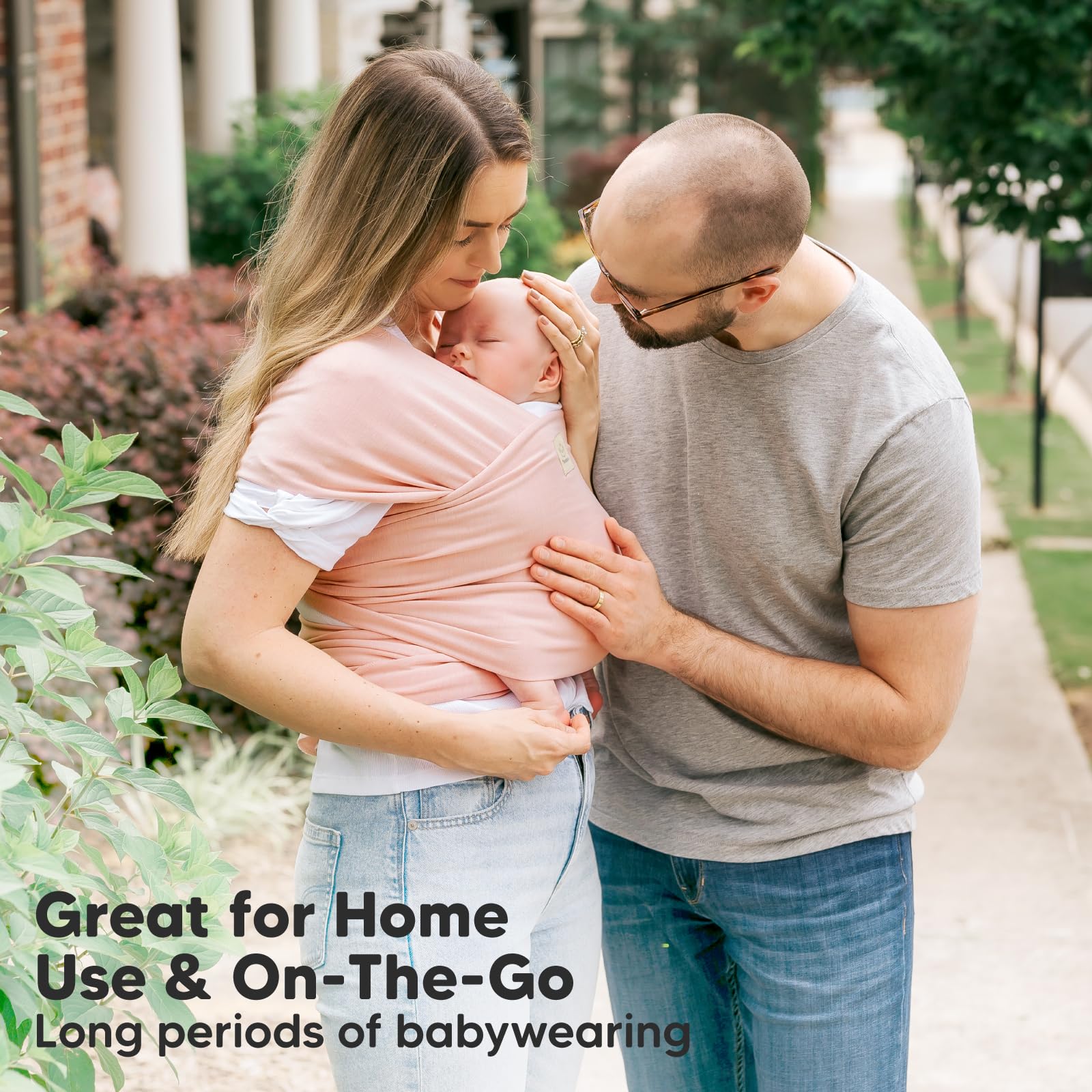 Baby Wrap Carrier Newborn to Toddler Hands-Free Infant Sling