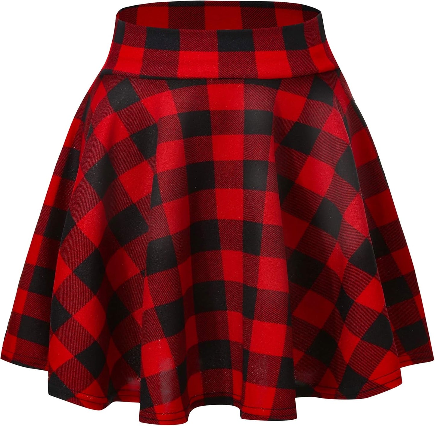 Urban CoCo Women's Basic Versatile Stretchy Flared Casual Mini Skater Skirt #13