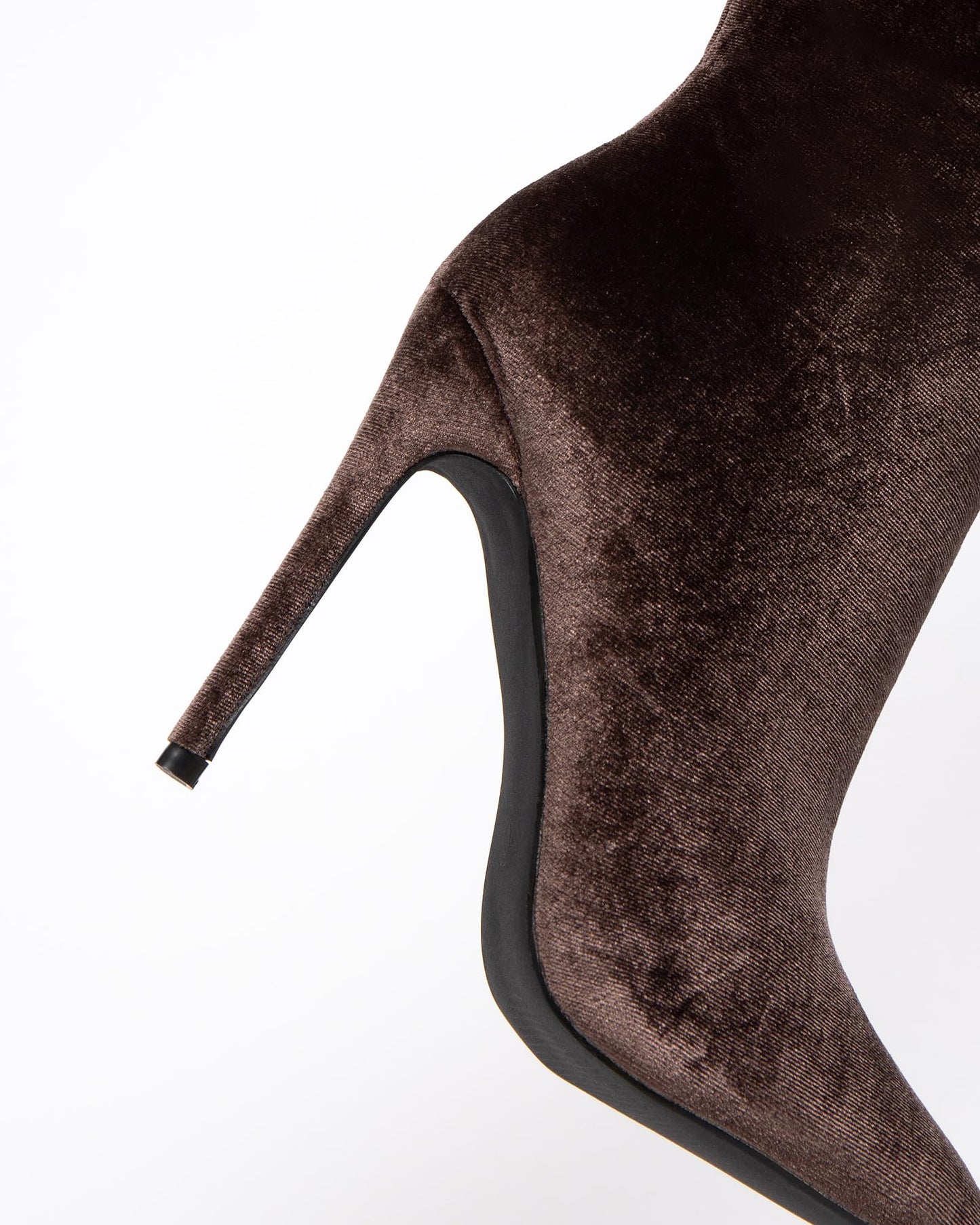 NEWBELLA Women's Suede Knee-High Boots - Sleek Design Stiletto Heel Boots for Daily Wear, Halloween, Christmas