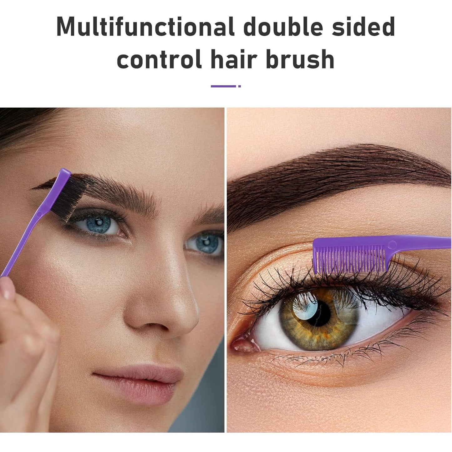 Hair Brush Set 12 Pieces Double Sided Edge Brush Teasing Combs Styling Kit