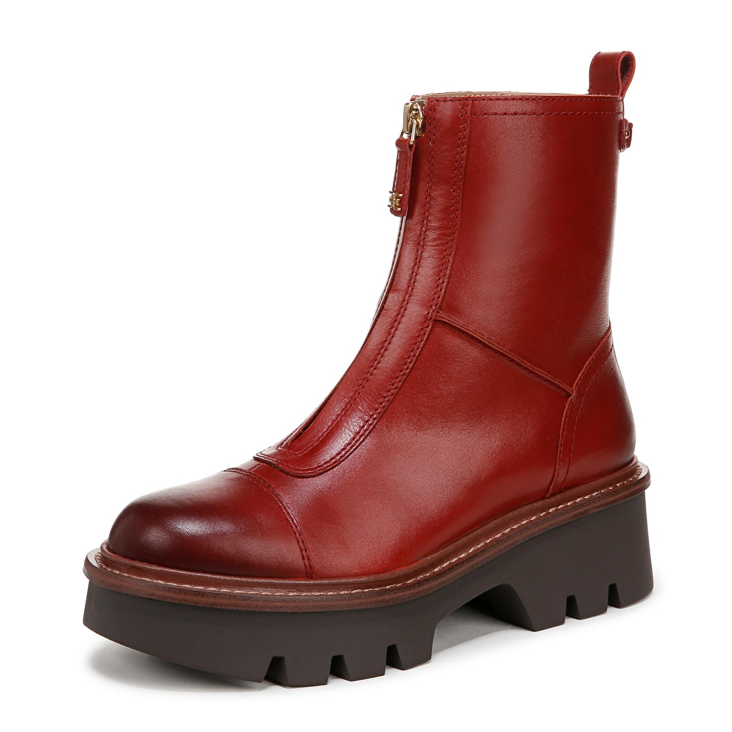 Sam Edelman Women's Cooper Ankle Boot Red Mahogany 6.5 Medium