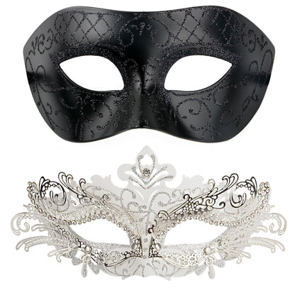 Masquerade Masks - Elegant Mardi Gras Party Masks - Premium Decorative Masks for Women and Men
