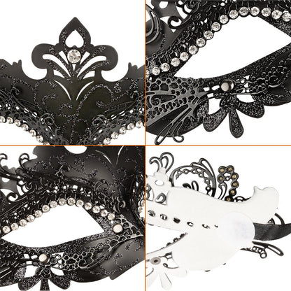 Masquerade Masks - Elegant Mardi Gras Party Masks - Premium Decorative Masks for Women and Men