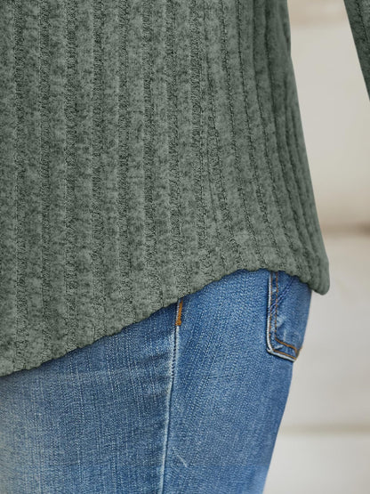 Women's Long Sleeve Tunic Tops - Dressy Casual Color Block Sweaters