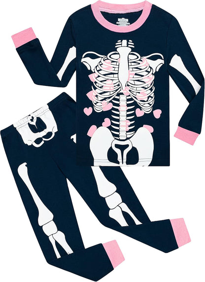 Kids Cotton Pajamas 2 Piece Set - Soft Sleepwear for Boys and Girls