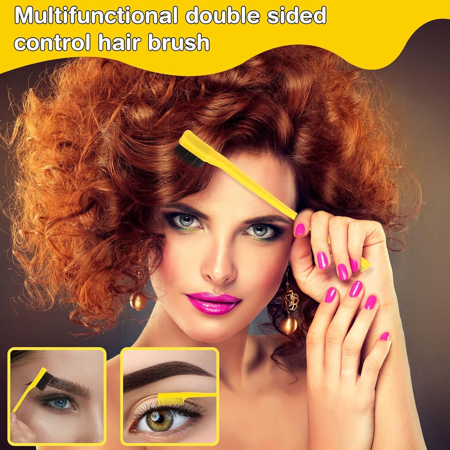 Hair Brush Set 12 Pieces Double Sided Edge Brush Teasing Combs Styling Kit