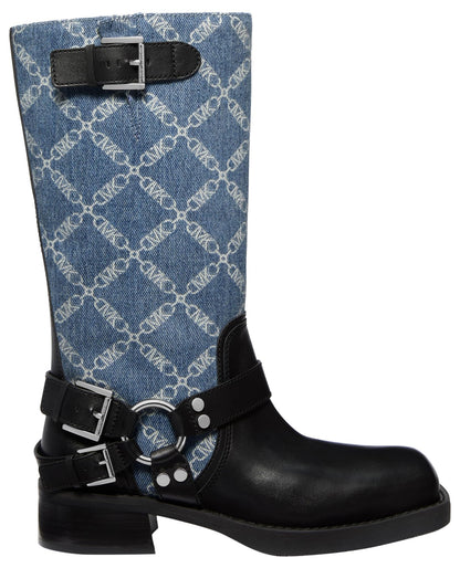 Michael Kors Women's Crosby Moto Boot, Union Wash, 7