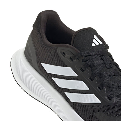 Adidas Women's Run Falcon 5, Black/White/Black, 8