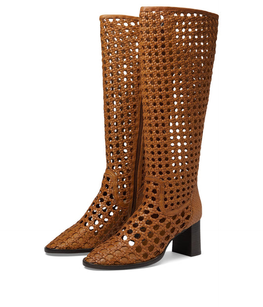 Free People Women's Woodstock Woven Boot, Cinammon Clay, 8 Medium