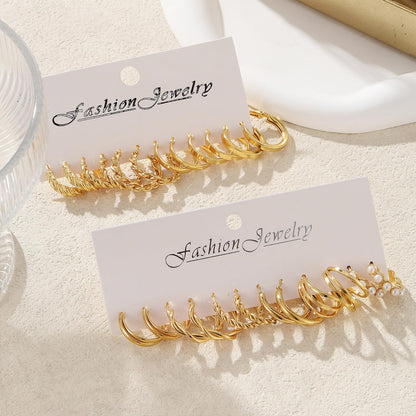 Women's Accessories - 36-Piece Gold Plated Jewelry Set Necklaces Bracelets Earrings Rings Gift