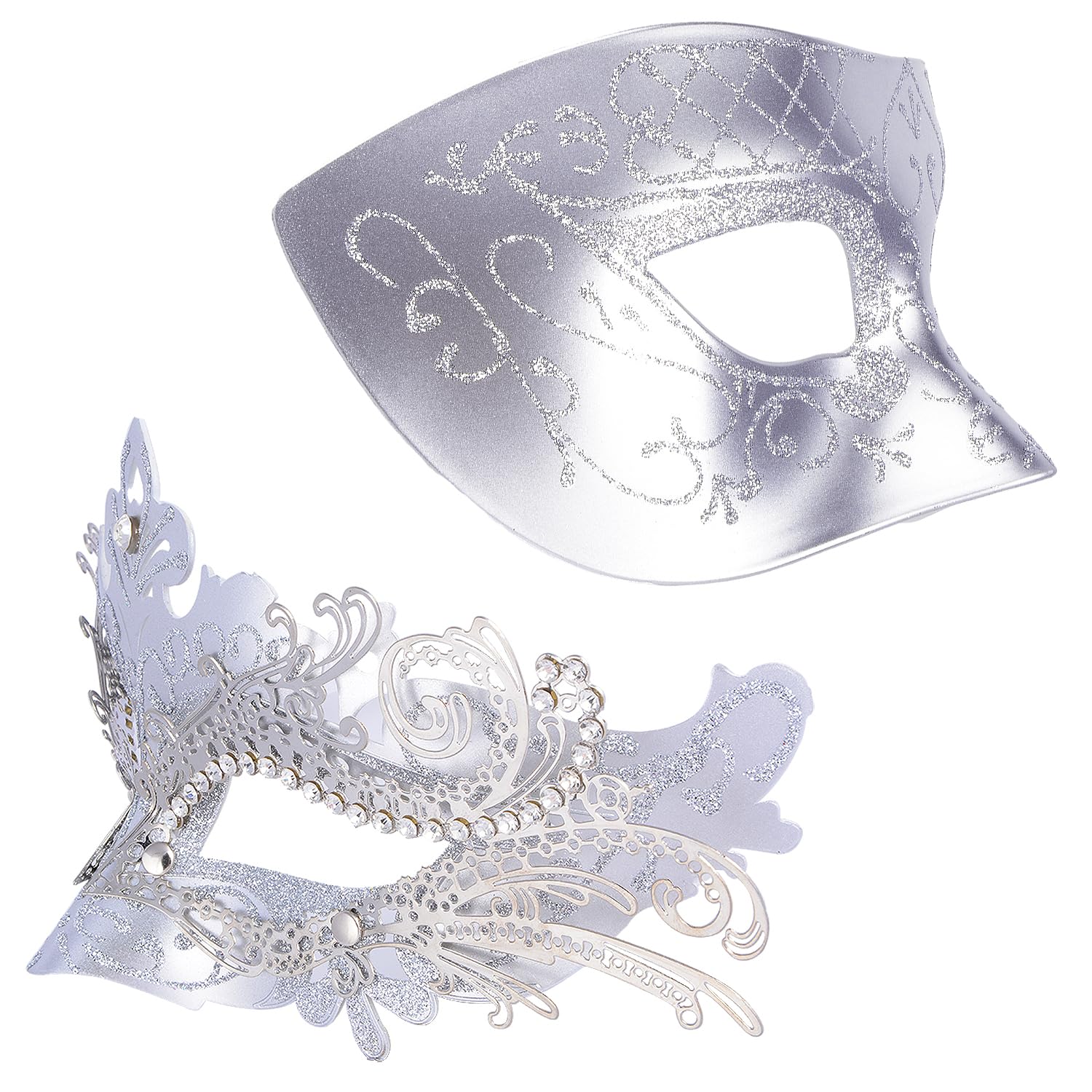 Masquerade Masks - Elegant Mardi Gras Party Masks - Premium Decorative Masks for Women and Men
