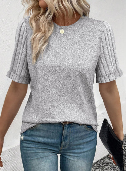 Women's Casual Short Sleeve T-Shirt Loose Fit Summer Top