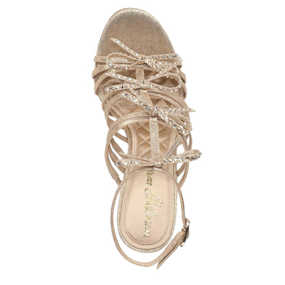 Sam Edelman Women's Iman Heeled Sandal Soft Gold 6.5 M