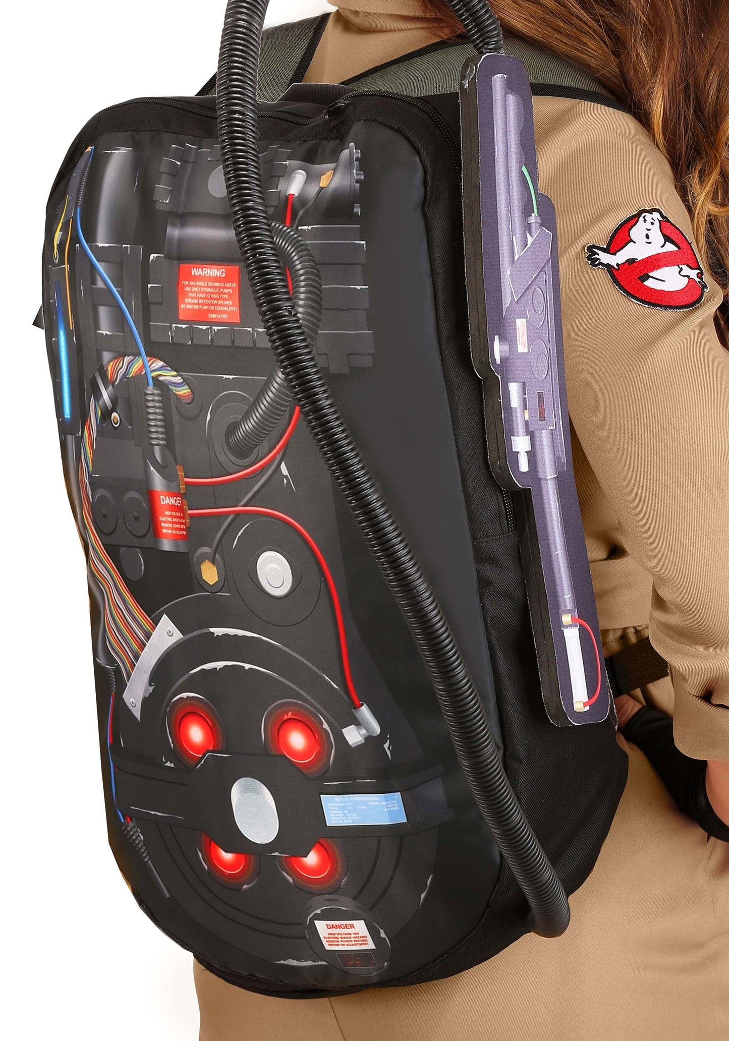 Ghostbusters Costume - Women's Jumpsuit with Proton Pack and Name Badges