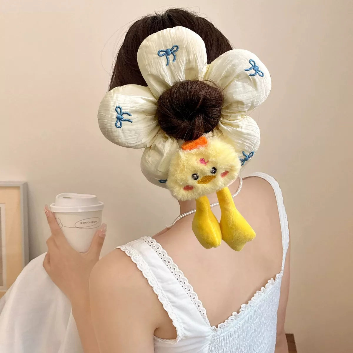 Printed Animal Shaped Hair Scrunchy