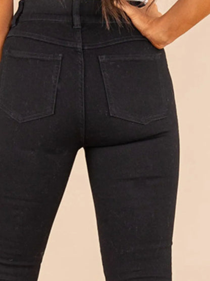 Full Size High-Waisted Flare Jeans Plus Size