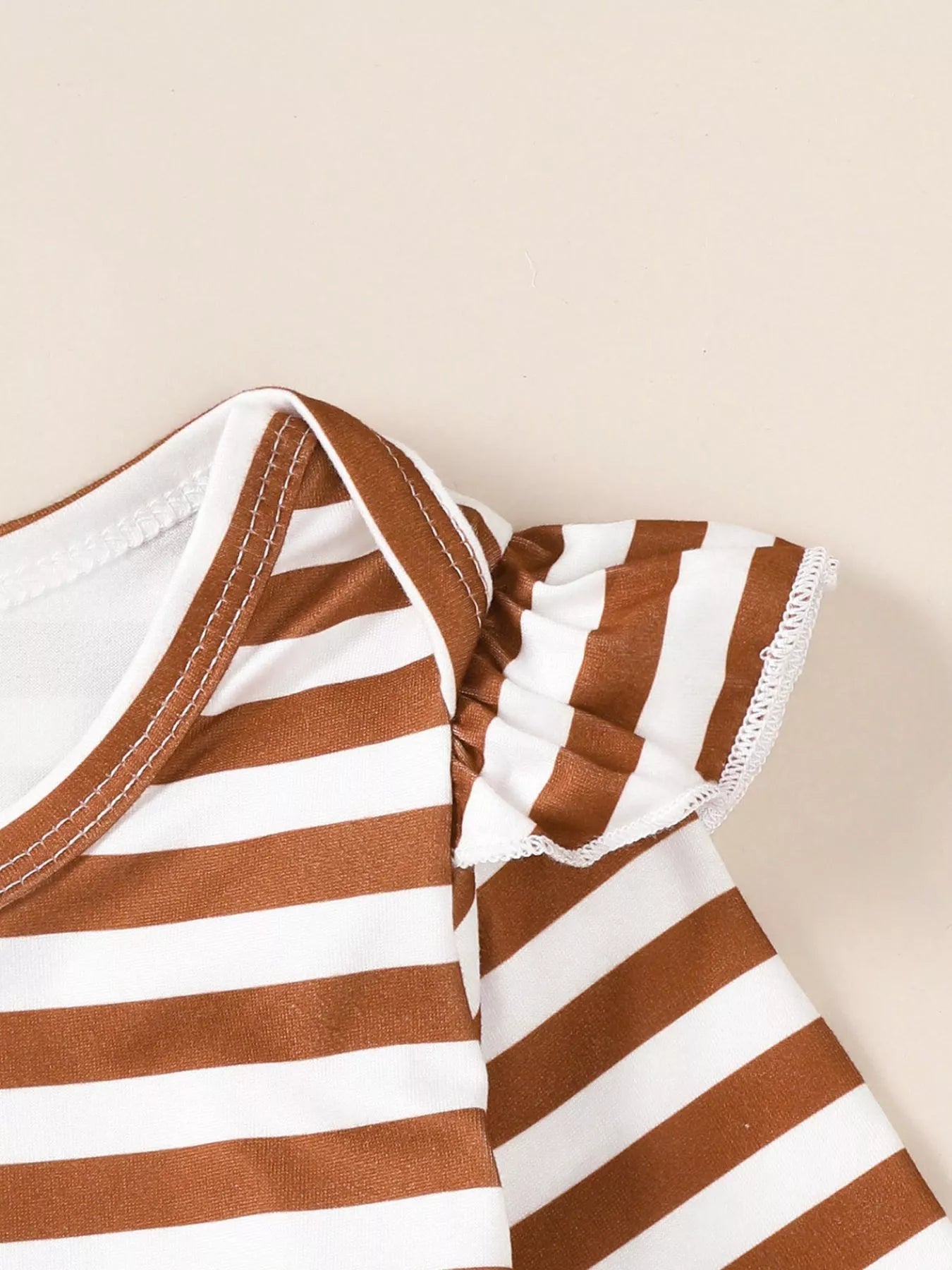 Children's Christmas Bodysuit and Overall Dress Set with Headband