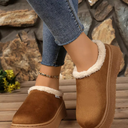 Plush Lined Platform Boots