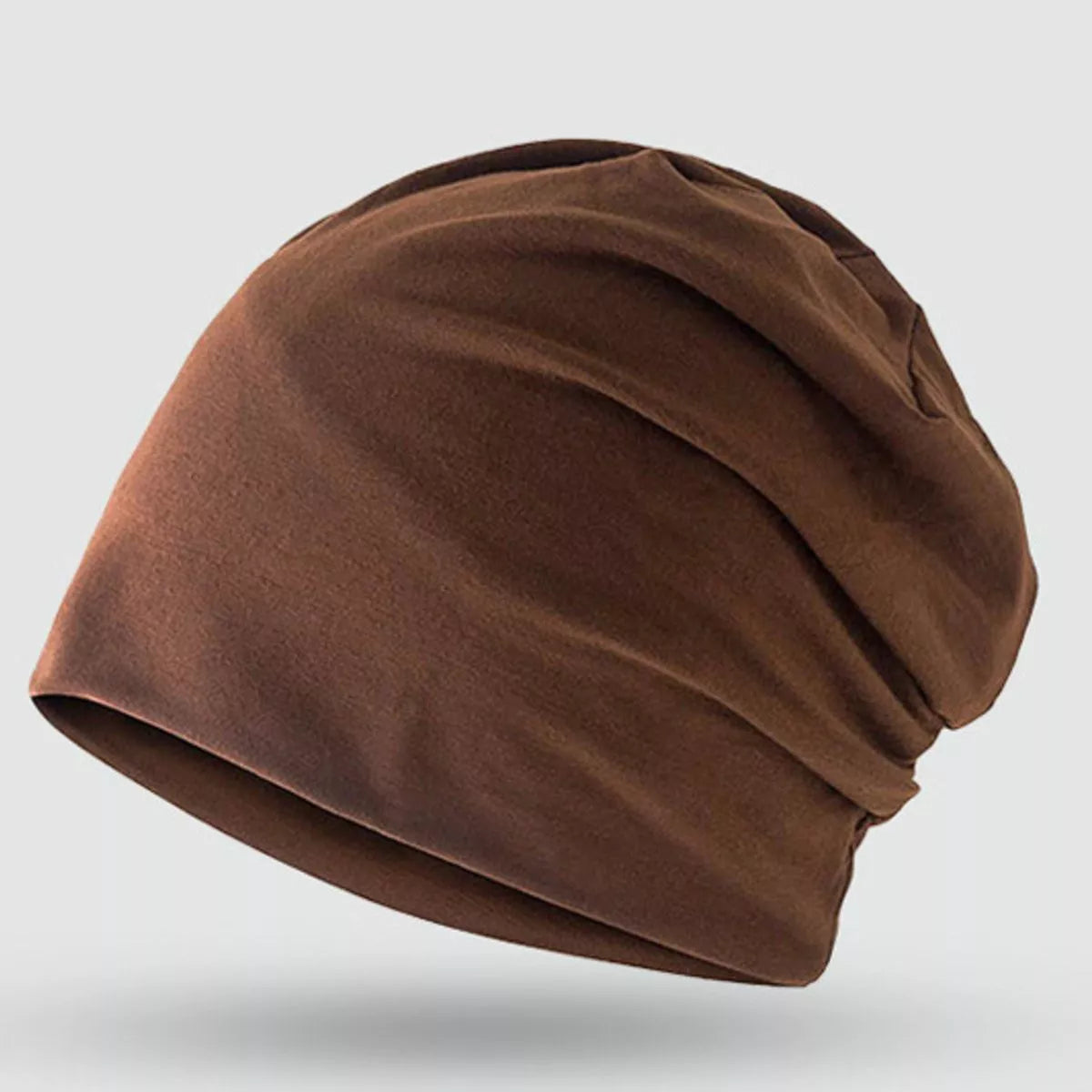 Slouchy Beanie Hat Coffee One Size