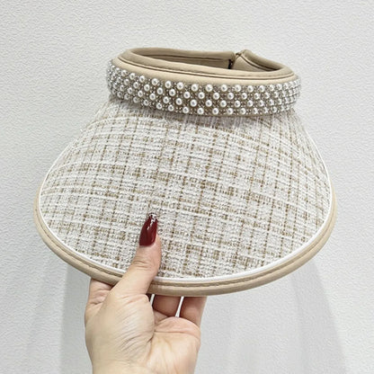 Pearl Detail Sunscreen Hat