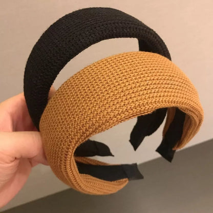 Knitted Wide Padded Headband