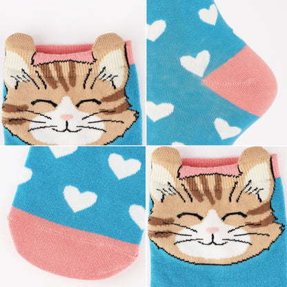 Jeasona Women's Cat Socks Cat Gifts Cute Animal Socks Dog Owl Gifts for Women