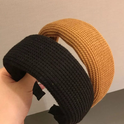 Knitted Wide Padded Headband