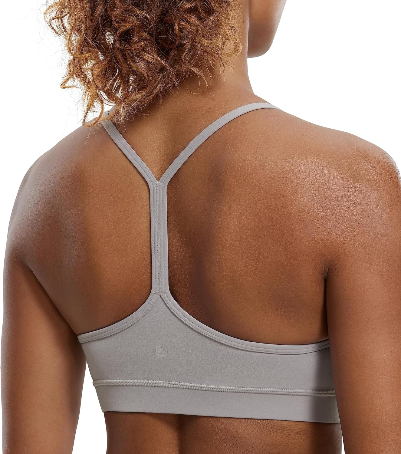 Women's Y-Back Sports Bra Padded Racerback Low Impact Workout Top
