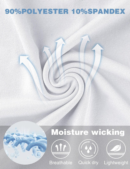 Women's UPF 50+ Sun Protection Long Sleeve Shirt - Athletic Rash Guard with Thumb Holes