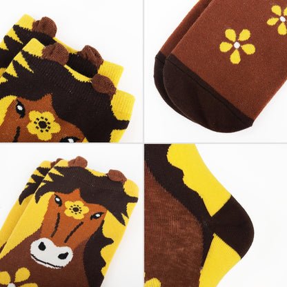 Jeasona Women's Cat Socks Cat Gifts Cute Animal Socks Dog Owl Gifts for Women