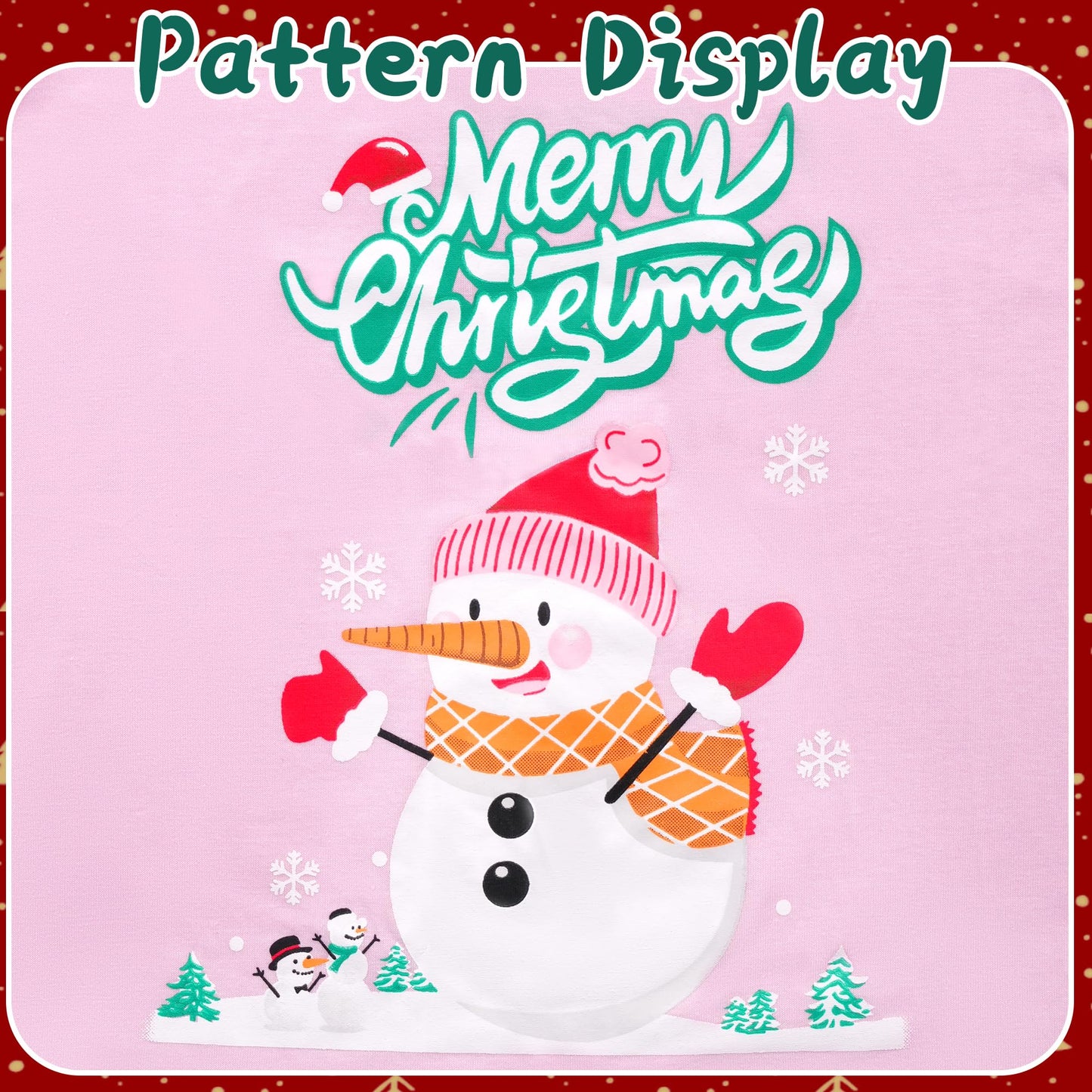 Tphon Kids Christmas Pajamas Sets Santa Claus Dinosaur Sleepwear Long Sleeve PJS Set for Boys Girls 2-12 Years