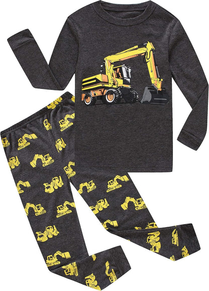 Boys Cotton Pajamas 2 Piece Set Kids Toddler Sleepwear PJs