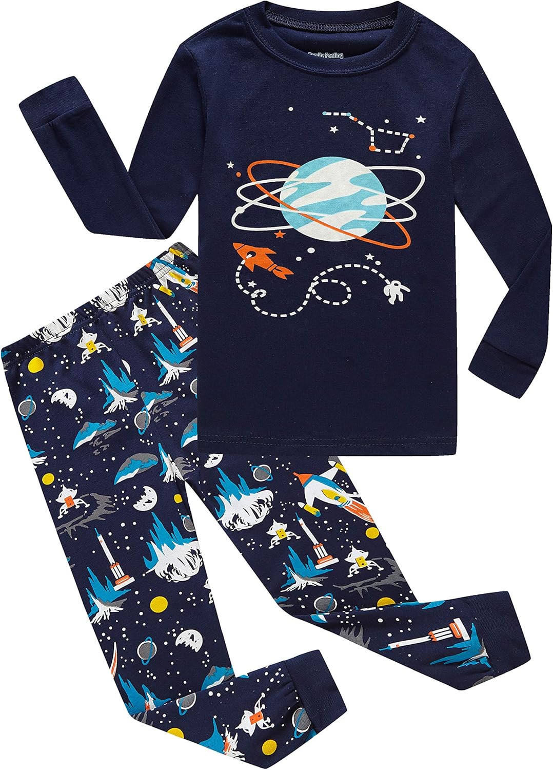Boys Cotton Pajamas 2 Piece Set Kids Toddler Sleepwear PJs