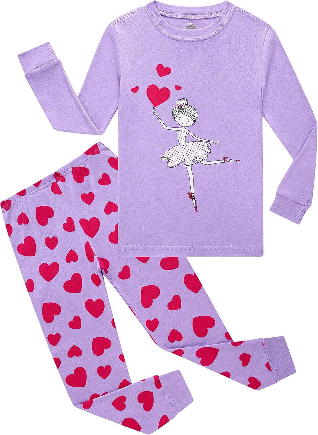 Kids Cotton Pajamas 2 Piece Set - Soft Sleepwear for Boys and Girls