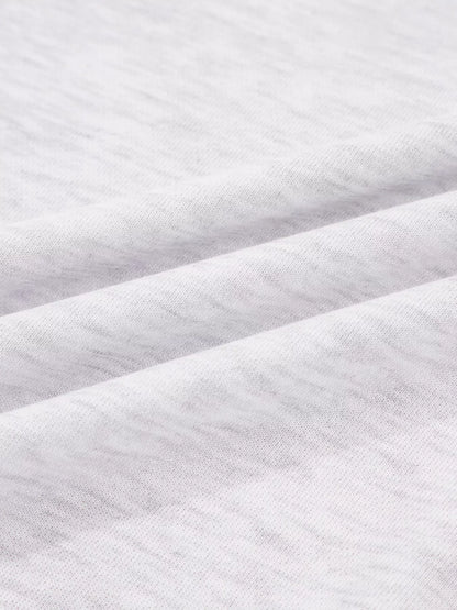 Contrasted Trim Frilled Collar Drop Shoulder Top and Drawstring Pant Set