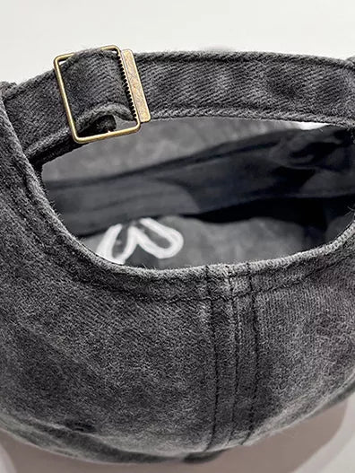 Washed Heart Embroidered Baseball Cap