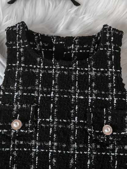 Children's Ribbed Knit Top and Dress Set