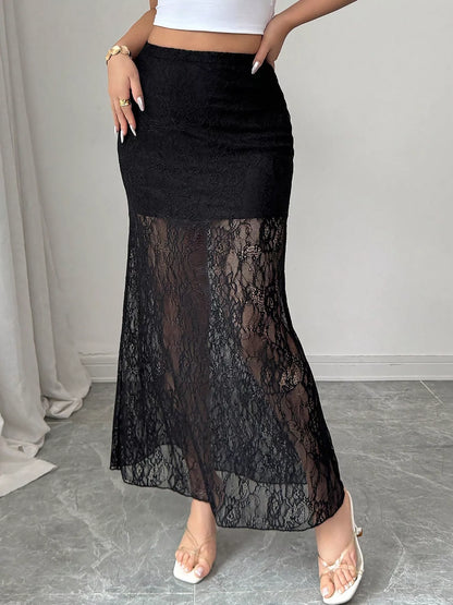 Lace Maxi Skirt