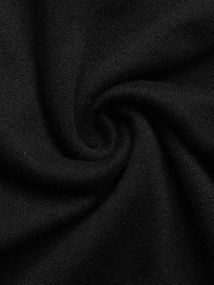 Slit Surplice Long Sleeve Dress