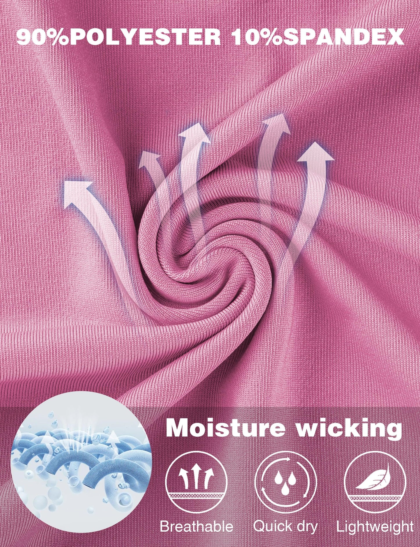 Women's UPF 50+ Sun Protection Long Sleeve Shirt - Athletic Rash Guard with Thumb Holes